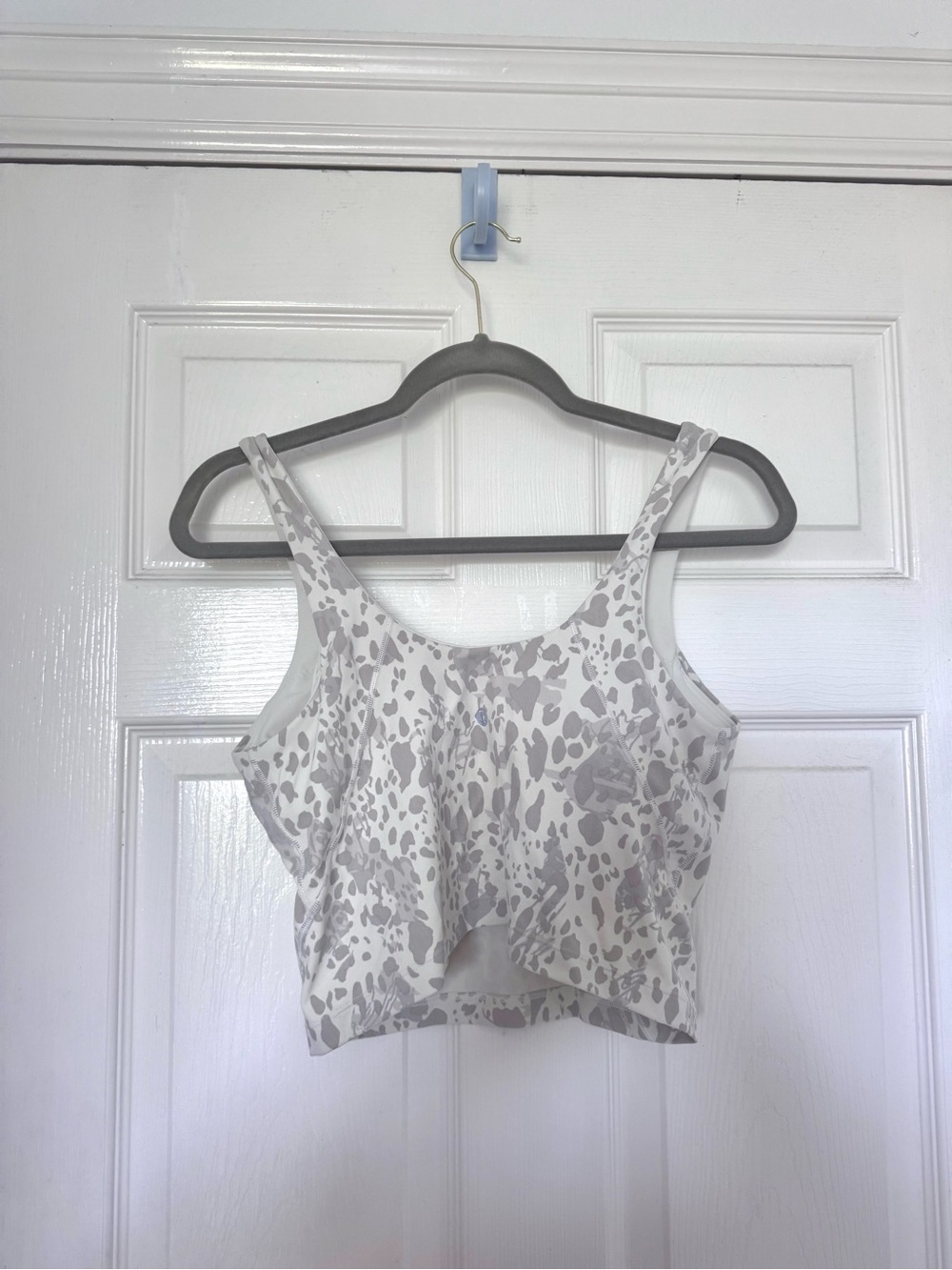 lululemon Light Gray Animal Print Align Tank - Picture 2 of 3